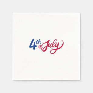 Serviette En Papier 4 juillet