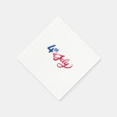 Serviette En Papier 4 juillet (Coin)