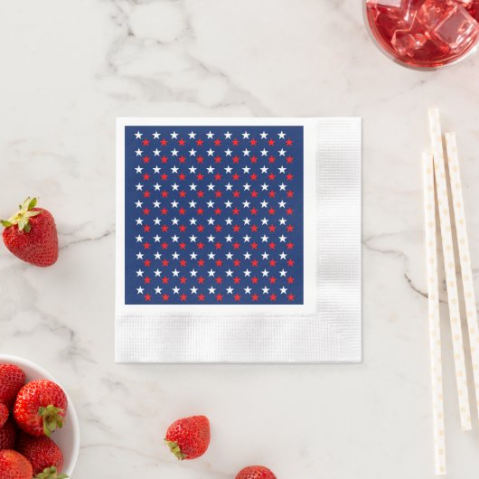 Serviette En Papier 4 juillet (En situation)