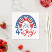 Serviette En Papier 4 juillet (En situation)