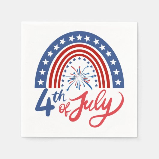 Serviette En Papier 4 juillet (Devant)