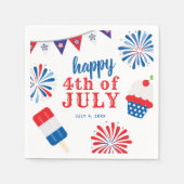 Serviette En Papier 4 juillet (Devant)