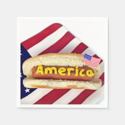 Serviette En Papier 4 juillet (Devant)
