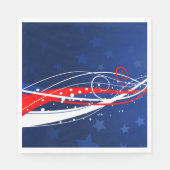 Serviette En Papier 4 Juillet Abstrait (Devant)