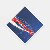 Serviette En Papier 4 Juillet Abstrait (Coin)