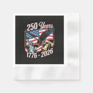 Serviette En Papier 4 juillet Amérique États-Unis Aigle patriotique