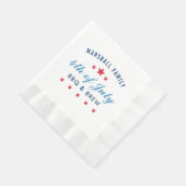Serviette En Papier 4 juillet BBQ et créer une réunion personnalisée d (Coin)