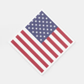 Serviette En Papier 4 juillet Fête de l'Indépendance Drapeau américain (Coin)