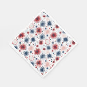 Serviette En Papier 4 juillet Feu d'artifice Napkins (Coin)