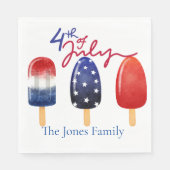 Serviette En Papier 4 Juillet - Juillet 4 Juillet Chill avec nous (Devant)