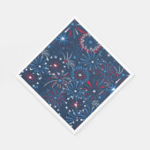 Serviette En Papier 4 juillet papier Fireworks (Coin)