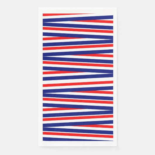 Serviette En Papier 4 juillet Papier patriotique serviette d'hôte (Devant)