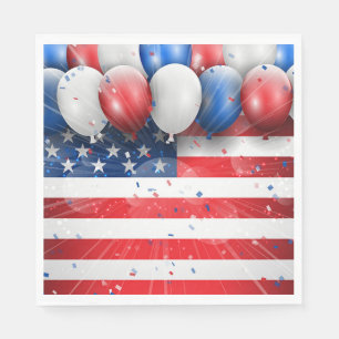 Serviette En Papier 4 juillet Papier serviettes
