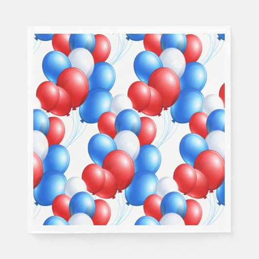 Serviette En Papier 4 juillet Papier serviettes (Devant)