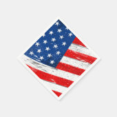 Serviette En Papier 4 juillet Patriotic Paper Napkins (Coin)