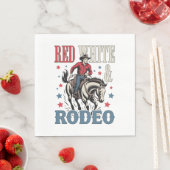 Serviette En Papier 4 juillet Rodeo Cowboy (En situation)