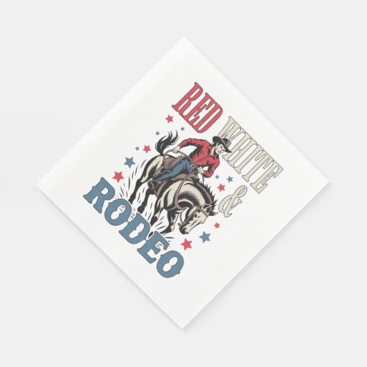 Serviette En Papier 4 juillet Rodeo Cowboy (Coin)