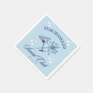Serviette En Papier 4 juillet serviettes de cocktails