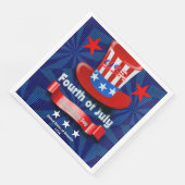 Serviette En Papier 4 juillet Table de partie Papier Napkin (Coin)