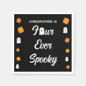 Serviette En Papier 4e anniversaire éffrayant (Devant)