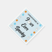 Serviette En Papier 4e anniversaire éffrayant (Coin)