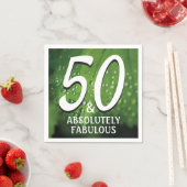 Serviette En Papier 50 | Absolument fabuleux | Naples Green Party (En situation)