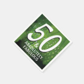Serviette En Papier 50 | Absolument fabuleux | Naples Green Party (Coin)