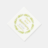 Serviette En Papier 50 ans - Anniversaire Mariage d'or serviettes (Coin)