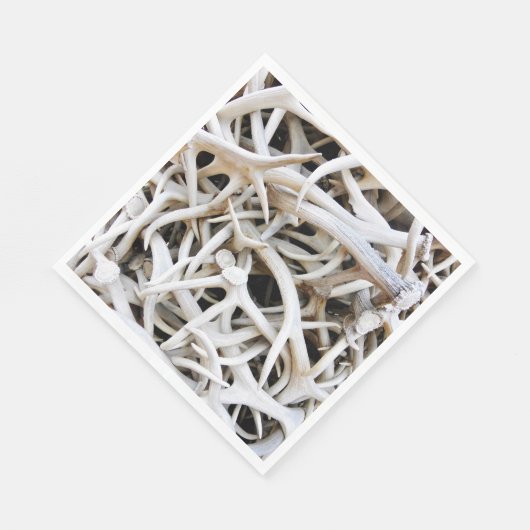 Serviette En Papier 50 Antennes en wapitis en papier (Coin)