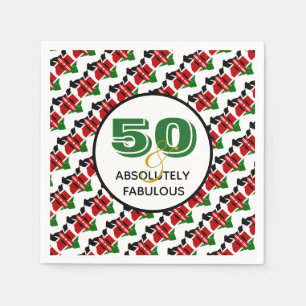 Serviette En Papier 50 et absolument fabuleuse fête du KENYA