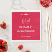 Serviette En Papier 50 et fabuleux 50e anniversaire Fun Fact (En situation)