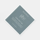 Serviette En Papier 50 et fabuleux 50e anniversaire Fun Fact (Coin)