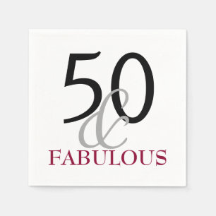 Serviette En Papier 50 et fabuleux Anniversaire Papier de fête serviet
