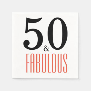 Serviette En Papier 50 et fabuleux Anniversaire Papier de fête serviet