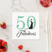 Serviette En Papier 50 et Fabuleux fête d'anniversaire (En situation)