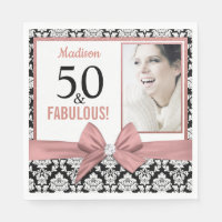 50 et Fabuleux Rose or arc damask 50e anniversaire