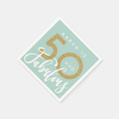 Serviette En Papier 50 et fabuleux serviettes de fête d'anniversaire (Coin)