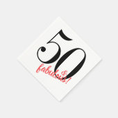 Serviette En Papier 50 et fabuleux serviettes de fête d'anniversaire (Coin)