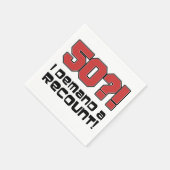 Serviette En Papier 50? Je Demande Un Compte Rendu Fête D'Anniversaire (Coin)