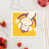 Serviette En Papier 50 serviettes singes pour la fête d'anniversaire d (En situation)