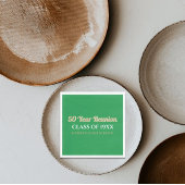 Serviette En Papier 50e Amusement de Réunion ! Serviettes de réunion p