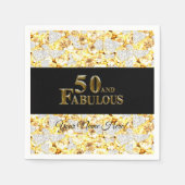 Serviette En Papier 50e anniversaire (Devant)