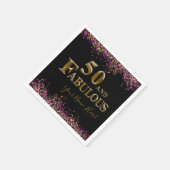 Serviette En Papier 50e anniversaire (Coin)