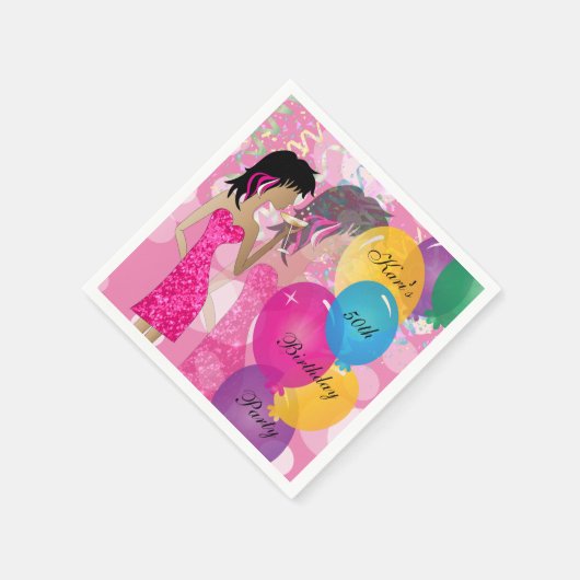 Serviette En Papier 50e anniversaire Bash Party (Coin)