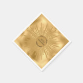 Serviette En Papier 50e anniversaire du Mariage GOLDEN (Coin)