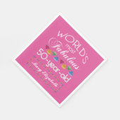 Serviette En Papier 50e anniversaire Les plus fabuleuses Gems frambois (Coin)