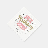 Serviette En Papier 50e Escouade d'anniversaire (Coin)