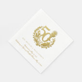 Serviette En Papier 50e jubilé d'ordination sacerdotale (Coin)