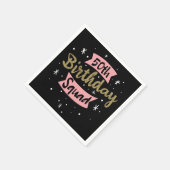 Serviette En Papier 50th Birthday Squad (Coin)