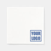 Serviette En Papier 50x Serviettes serviettes Modèle de logo professio (Devant)